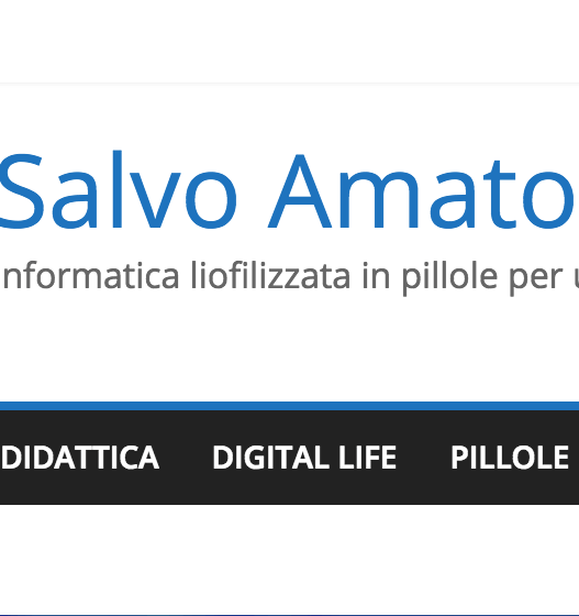 il blog di Salvo Amato
