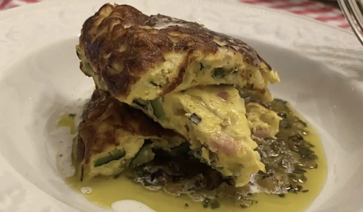 Frittata di zucchine con la ricetta di Bruno Barbieri