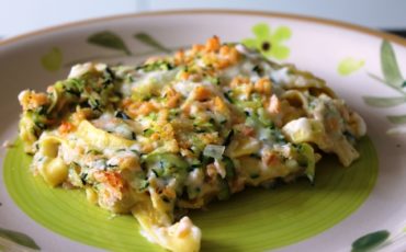 tagliatelle zucchine e salmone