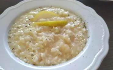 risotto pere e gorgonzola