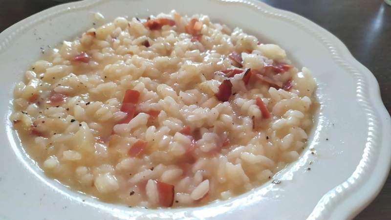 risotto pere e gorgonzola