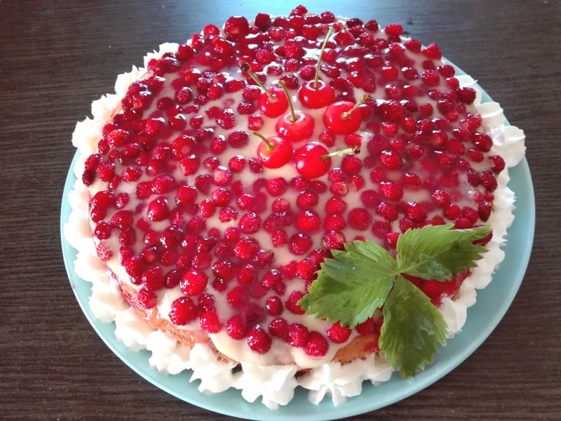 torta fragoline di bosco