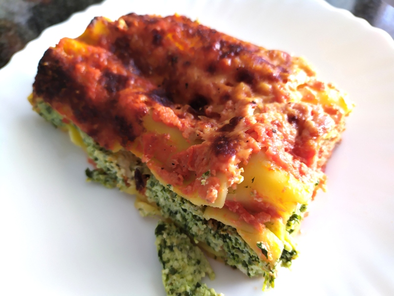 Cannelloni di ricotta e spinaci