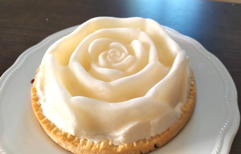 crostata con panna cotta