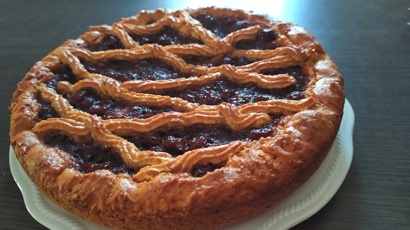 crostata integrale di amarene