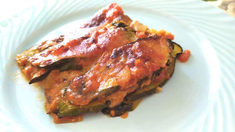 Parmigiana di zucchine light