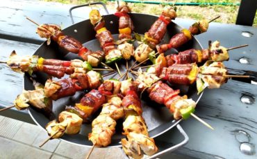 Spiedini di pollo