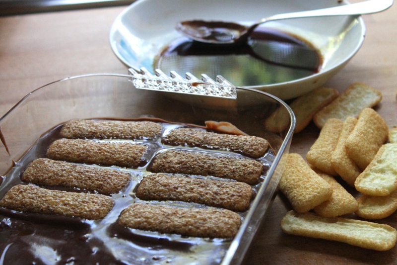 Tiramisù al cioccolato fondente