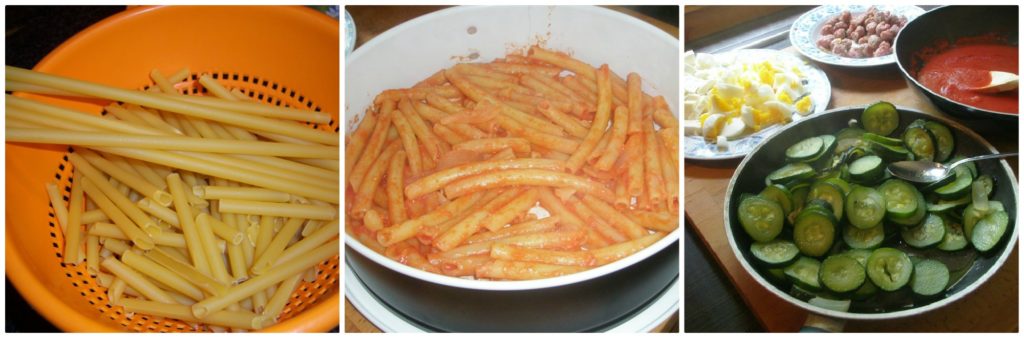 Ziti al forno con polpettine