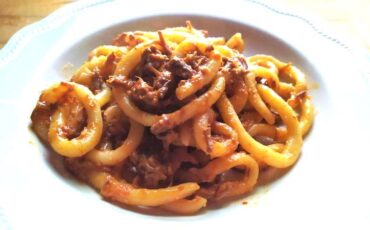 pici al ragù di cinghiale