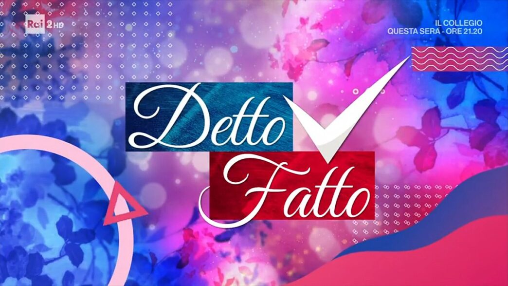 chi condurrà detto fatto