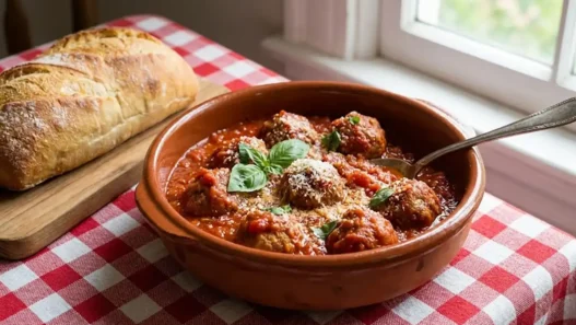 Un piatto di polpette della nonna per carnevale