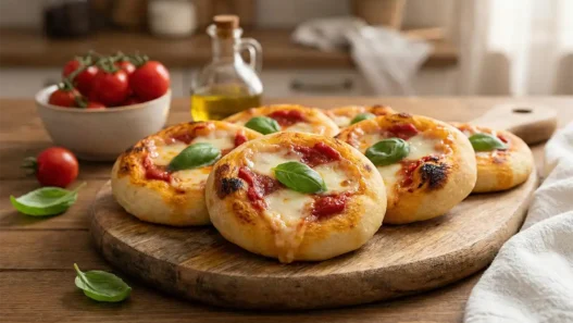 Pizzette veloci con pochi ingredienti