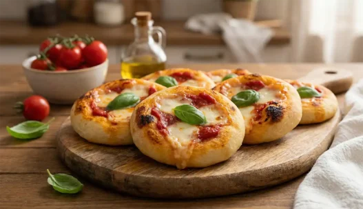 Pizzette veloci con pochi ingredienti