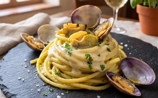 Uno spaghetti alle vongole morbido e vellutato con i consigli dello chef
