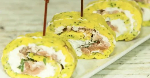 Un rotolo di uova ottimo in qualsiasi momento anche se sei a dieta chetogenica
