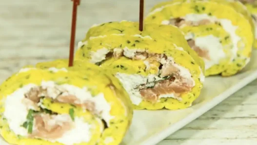 Un rotolo di uova ottimo in qualsiasi momento anche se sei a dieta chetogenica