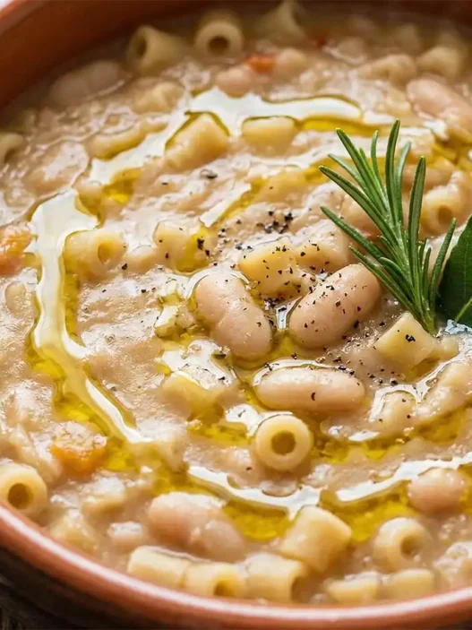 La pasta e fagioli tipica della tradizione napoletana di Eduardo
