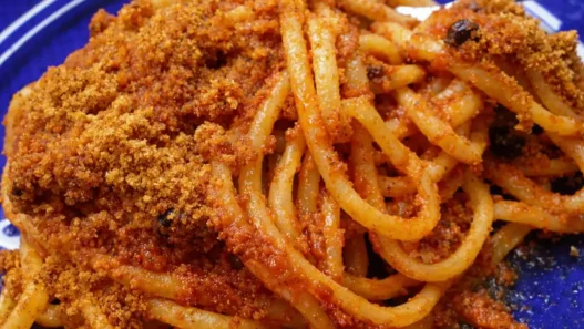 la pasta ncaciova tipica palermitana