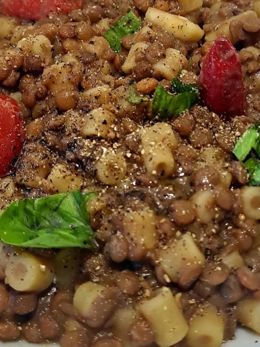 pasta e lenticchie