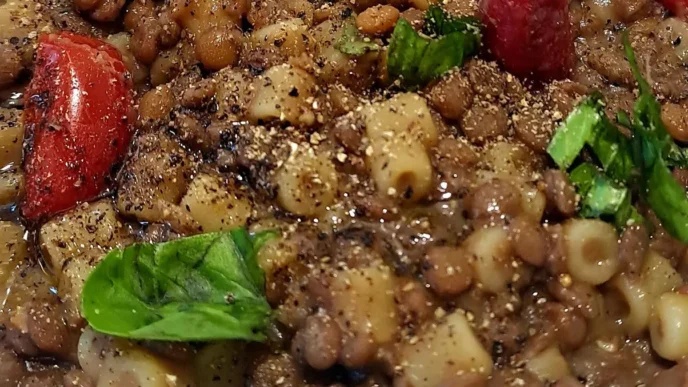 pasta e lenticchie