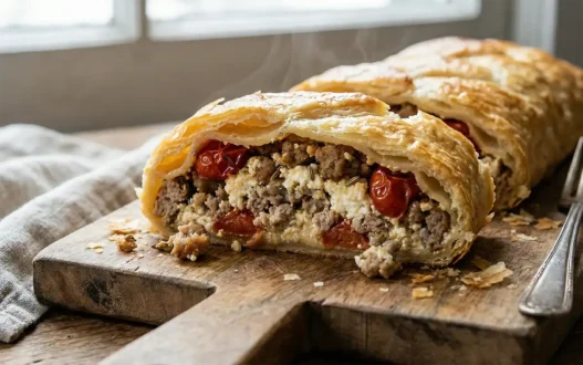 ricetta-strudel-salato-salsiccia-ricotta-veloce-pasta-sfoglia