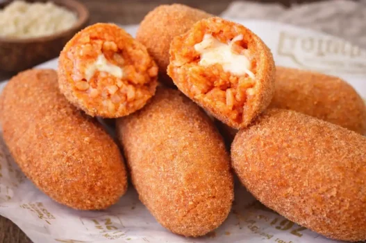 Un piatto di supplì di Giorgione con un trucco buonissimo