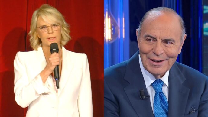 Maria de Filippi e Bruno Vespa