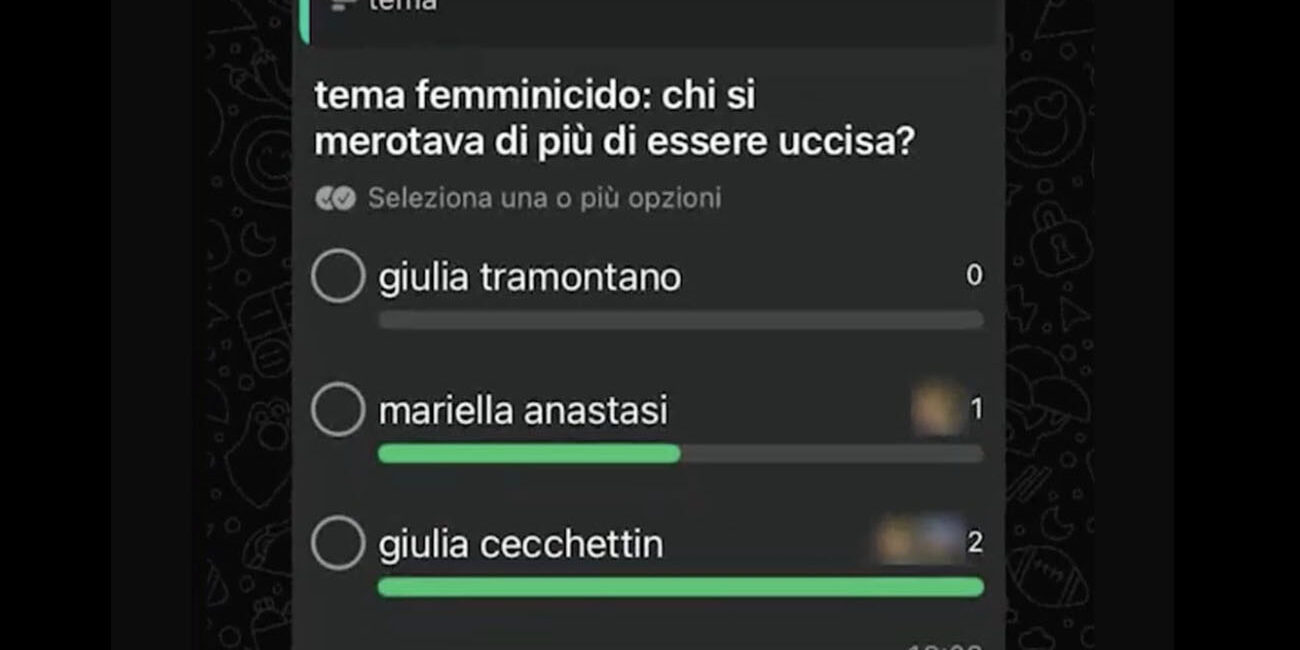 femminicidio chat scuola