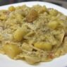 pasta e patate cacio e pepe.