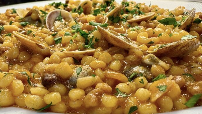 fregula con vongole 1