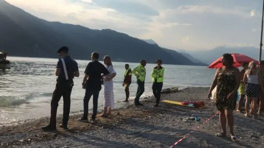 scomparsa nel lago