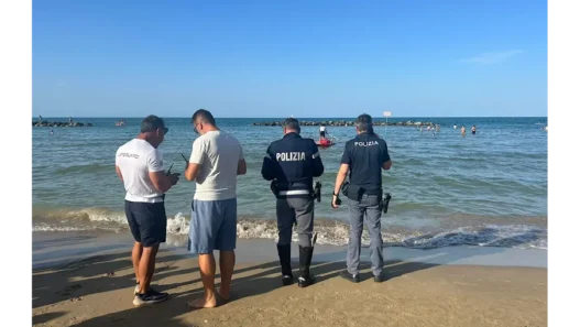 dispersa in mare bimba