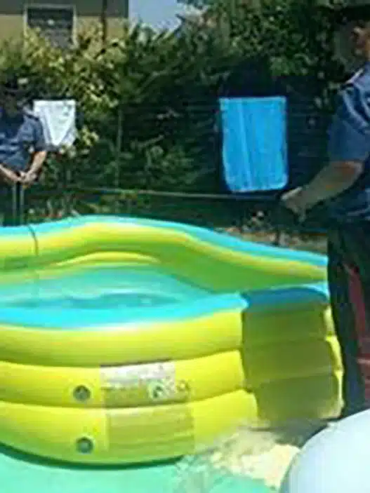 raffaele morto in piscina a 2 anni