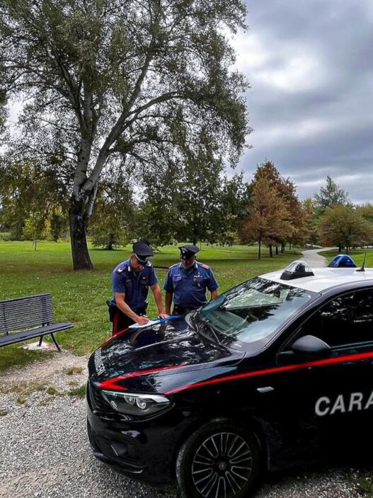 accoltellamento al parco