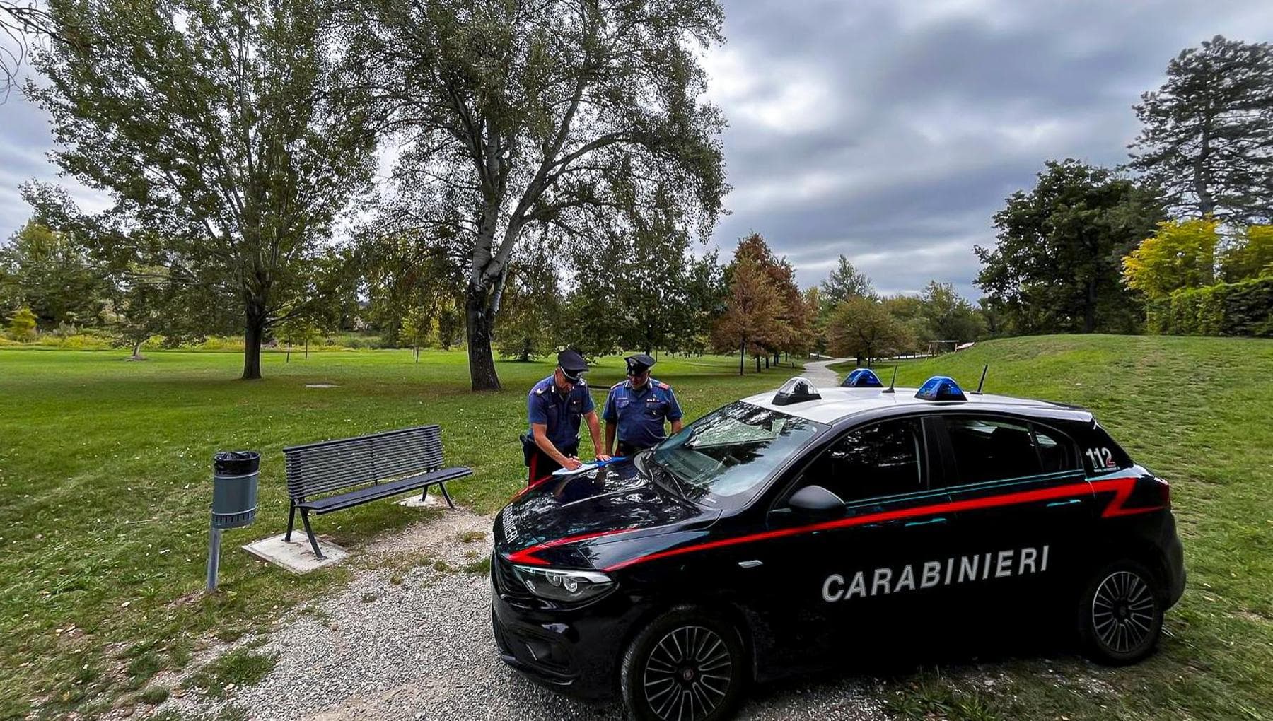 accoltellamento al parco