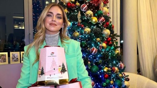 Il pandoro Balocco con il brand Chiara Ferragni