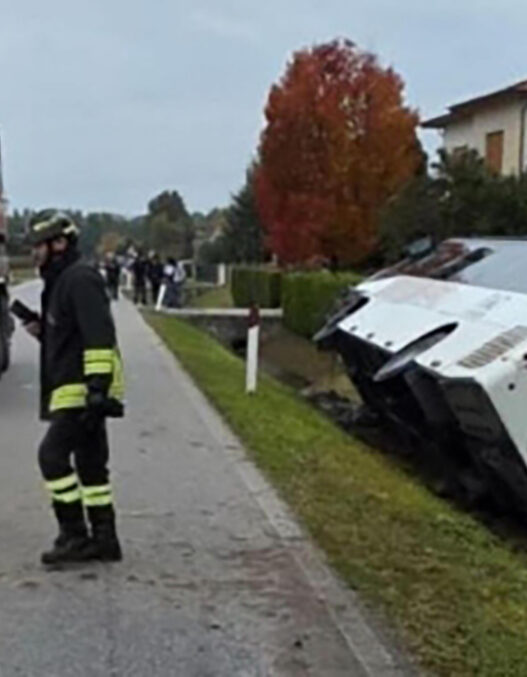 incidente sulla via Maggiore di Piavon