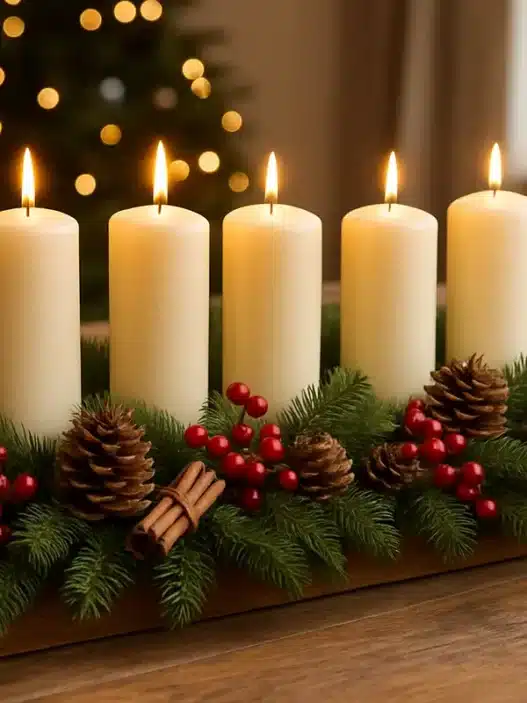 centrotavola di natale, centrotavola fai da te, idee natale fai da te, decorazioni natalizie, centrotavola economico, decorazioni di natale naturali, tavola di natale elegante