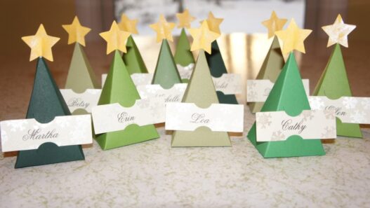 segnaposto di natale fai da te