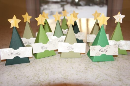 segnaposto di natale fai da te