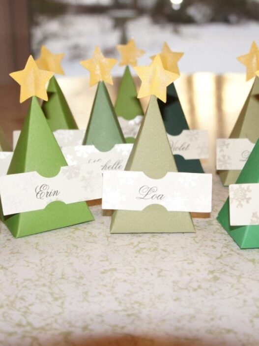segnaposto di natale fai da te