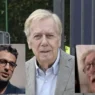 Claudio Lippi in videochiamata durante la puntata di Falsissimo con Fabrizio Corona