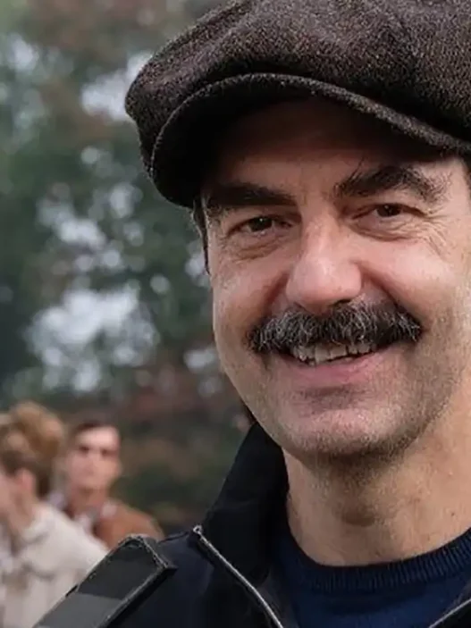 Neri Marcorè sul set di Zamora