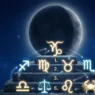 Simboli zodiacali in classifica con la Luna Nuova in sottofondo