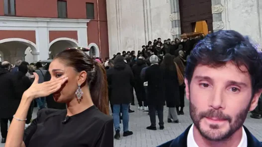 belen de martino funerale papà