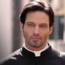 gabriel garko sulla scena di un set