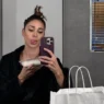 Belen Rodriguez mentre si trucca