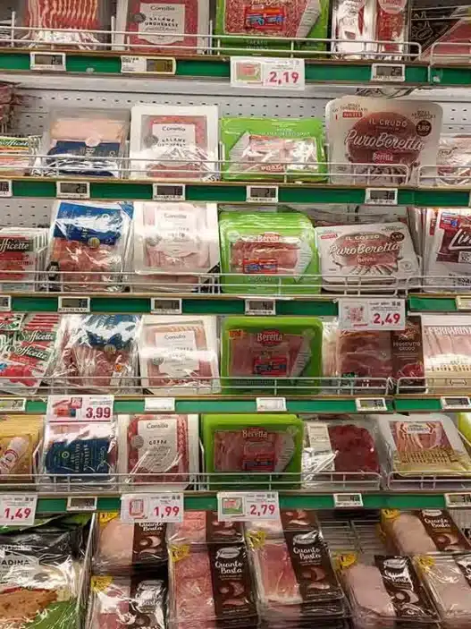 salumi del supermecato
