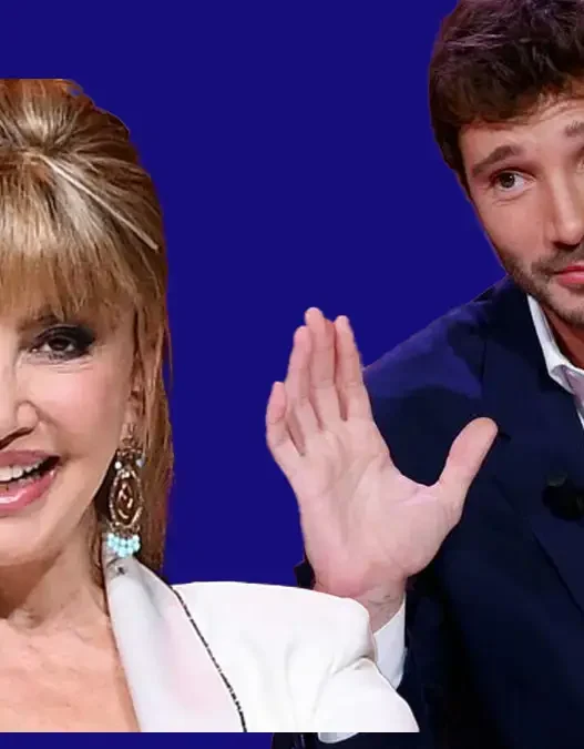"Milly Carlucci e Stefano De Martino in un collage fotografico per l'articolo su Sanremo 2027 e Ballando con le Stelle."